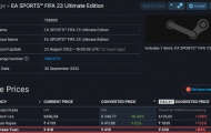 FIFA23终极版国区价格再变 由338元回调至418元